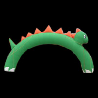 green bear inflatable arch