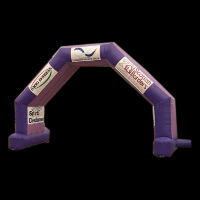 purple series inflatable arches