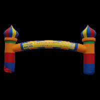 castle entrance inflatable arch