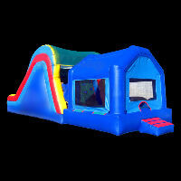 inflatable wipeout course