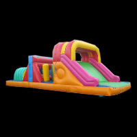 bright Indoor Inflatable Obstacle Course