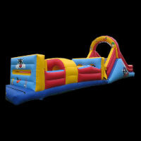 tropical Inflatable Obstacle Course