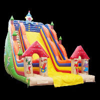 inflatable pool slides