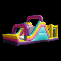 Obstacle course jumping castle