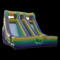 Double lane Jump And Slide Bouncer