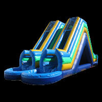 inflatable pool slides