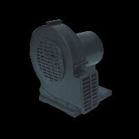 1HP black air blower