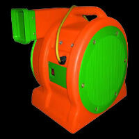 orange&green air blower