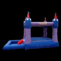 Inflatable Castle And Slide