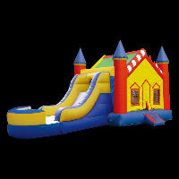 Classic Water Slide Bounce Castle