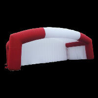 red cover 4 man inflatable tent