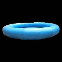 blue round Big Inflatable Pool
