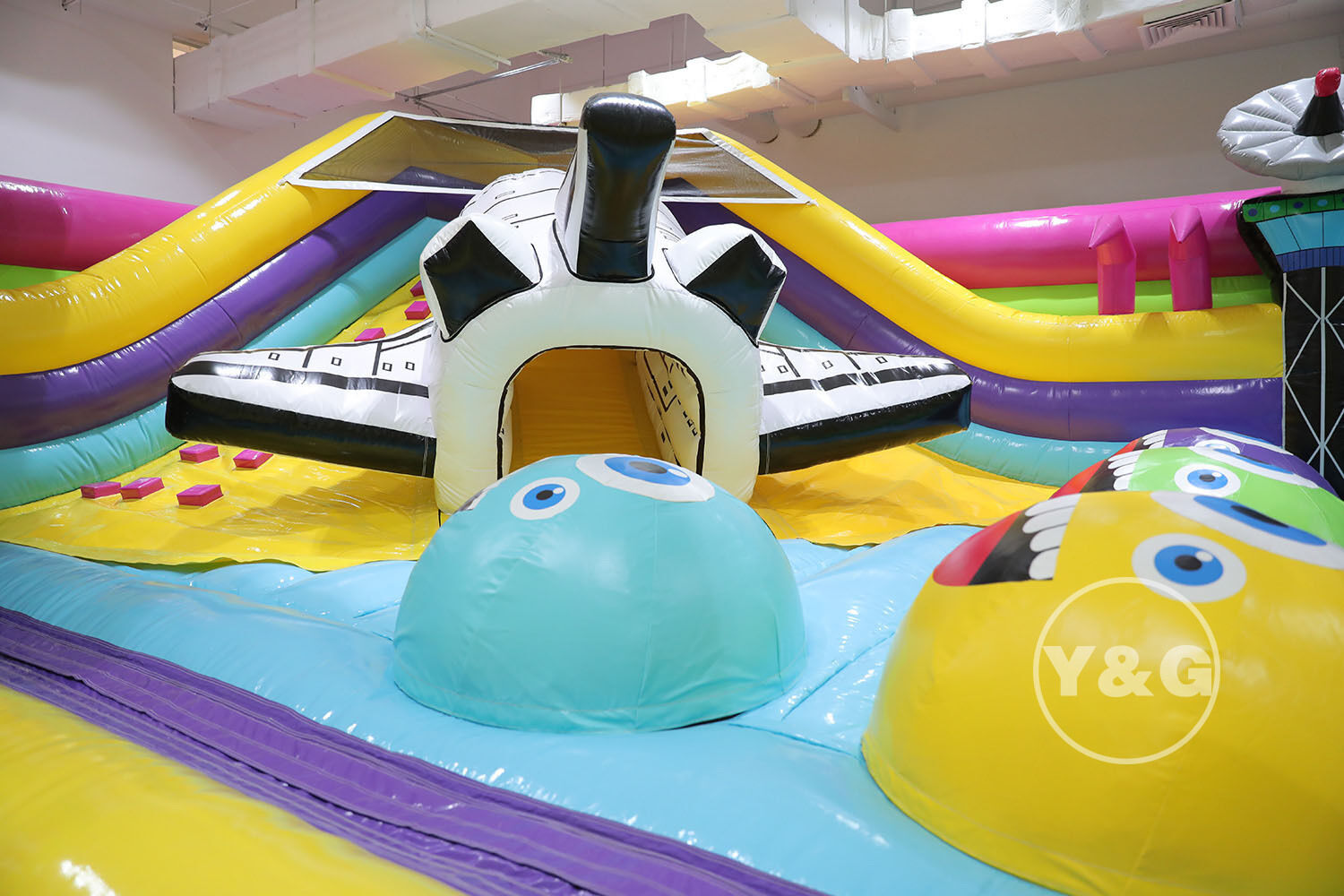 Space Jumping Fun Theme Inflatable ParkYGIP-15