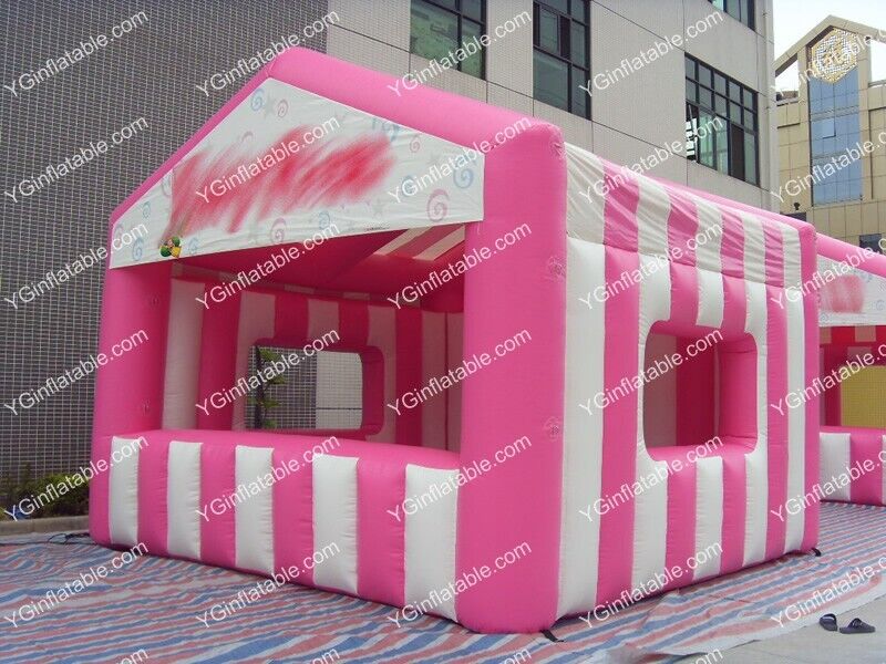 Pink and white inflatable tents onlineGN089