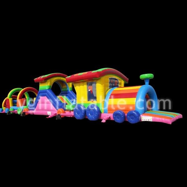 GE138Train Inflatable Obstacle Course Train Inflatable Obstacle CourseGE138