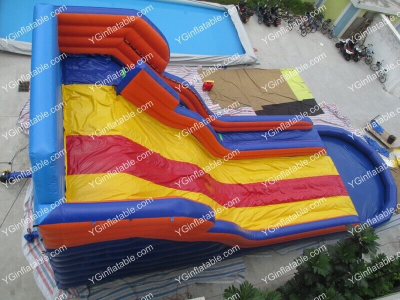Iarge inflatable pool slideGI158