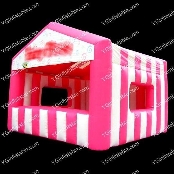 Pink and white inflatable tents onlineGN089