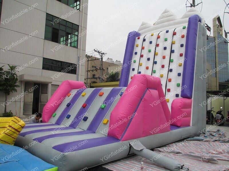 Inflatable Pink Climbing WallGH096