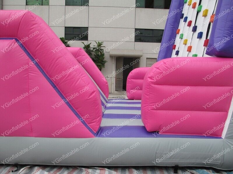 Inflatable Pink Climbing WallGH096