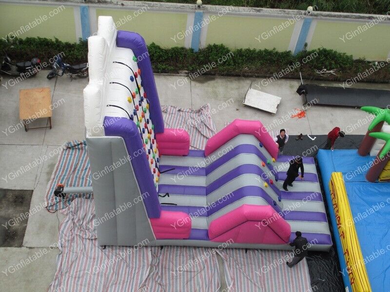Inflatable Pink Climbing WallGH096