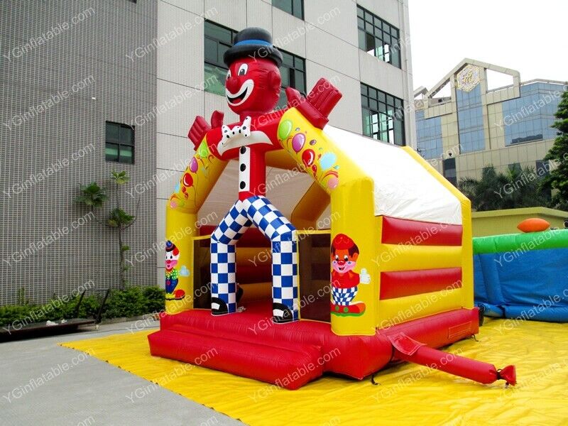 Clown Inflatable Bounce House With SlideGB170