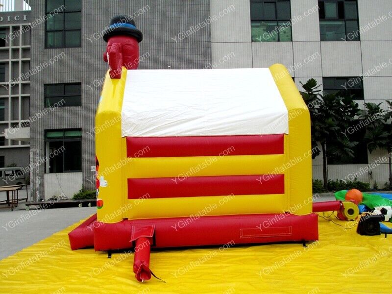 Clown Inflatable Bounce House With SlideGB170