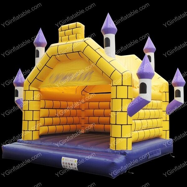 Yellow Lattice Bouncy Castle For SaleGL171b