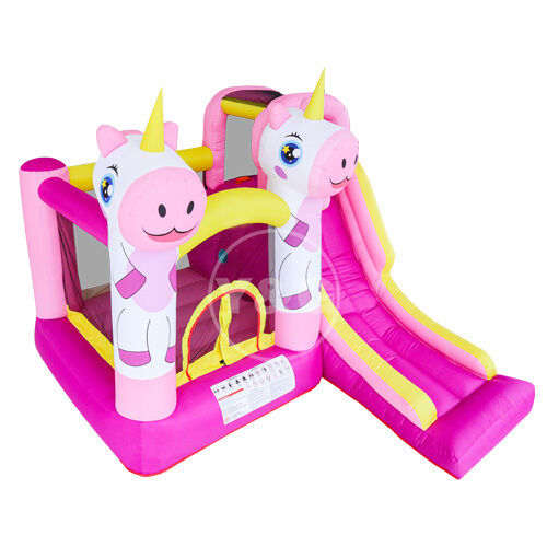 Pink unicorn bouncy castle1861