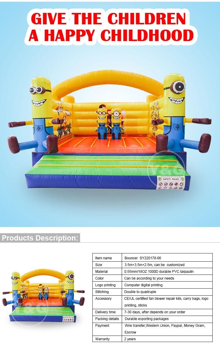 Fun Minion Inflatable Bounce HouseYG-157