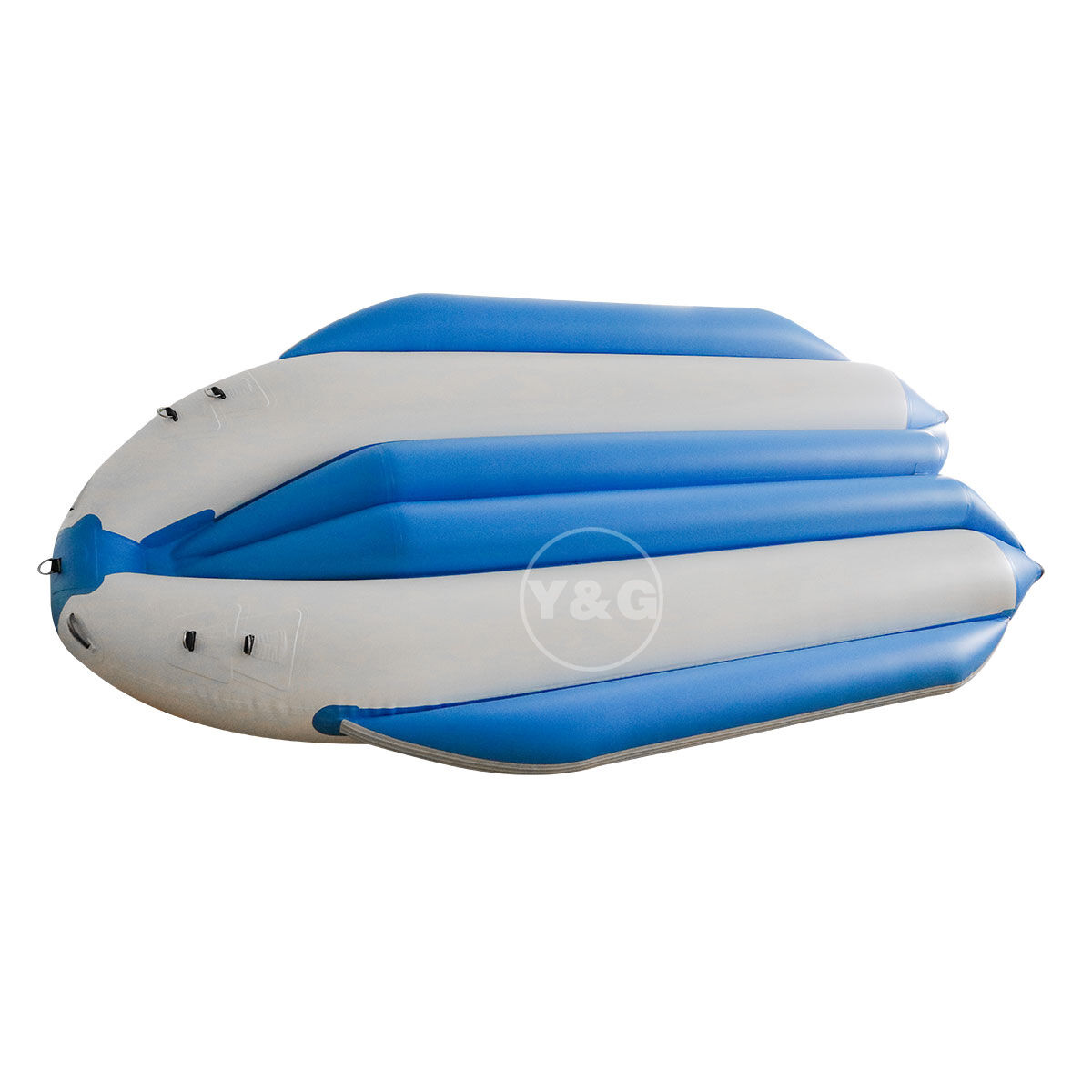 Inflatable ten seat blue banana boat04