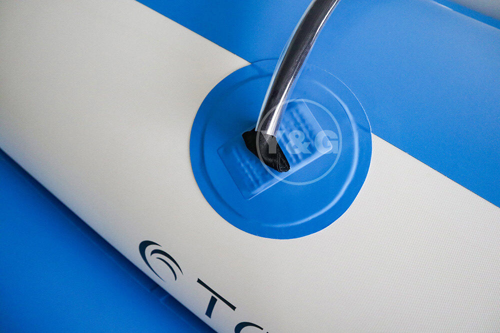 Inflatable ten seat blue banana boat04