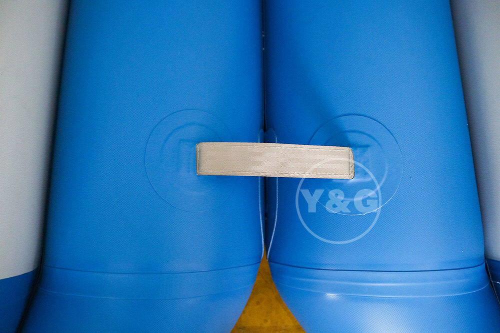Inflatable ten seat blue banana boat04