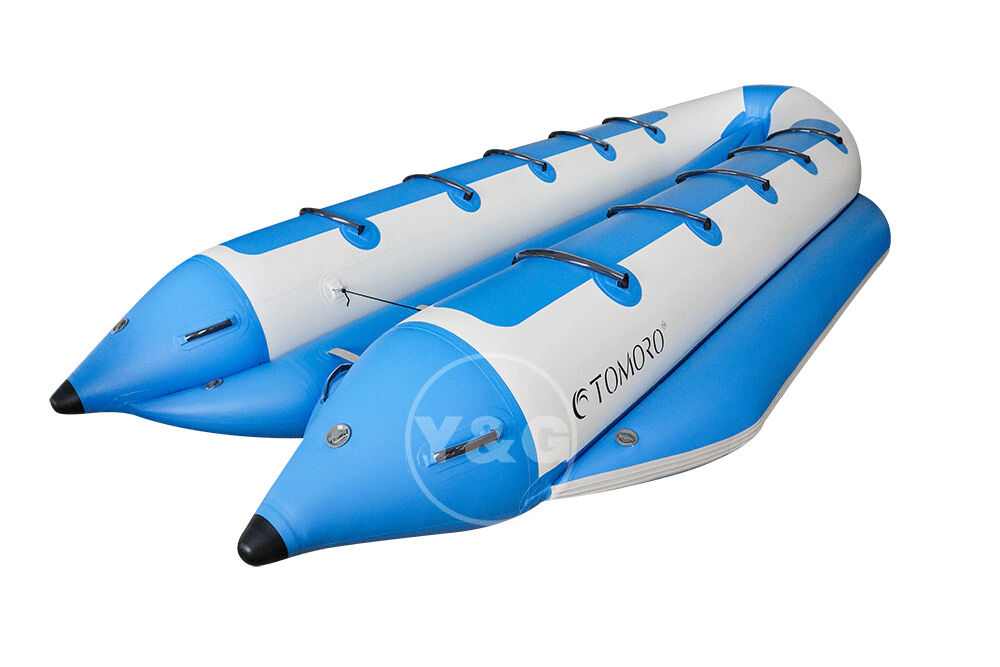 04Inflatable ten seat blue banana boat Inflatable ten seat blue banana boat04