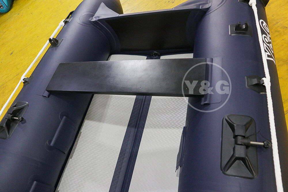 Inflatable royal blue boat04