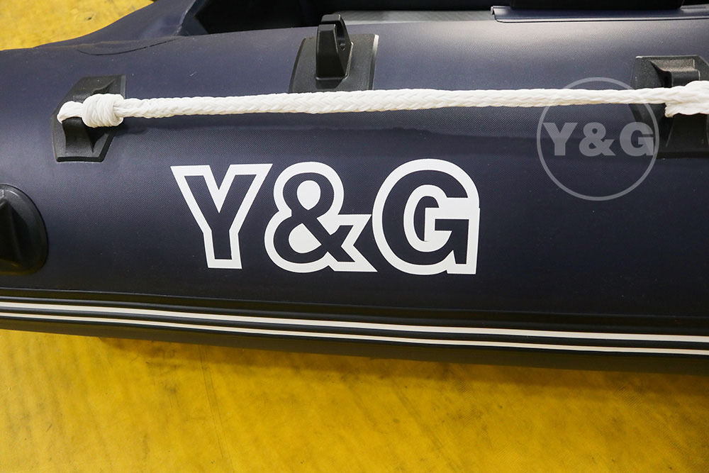 Inflatable royal blue boat04