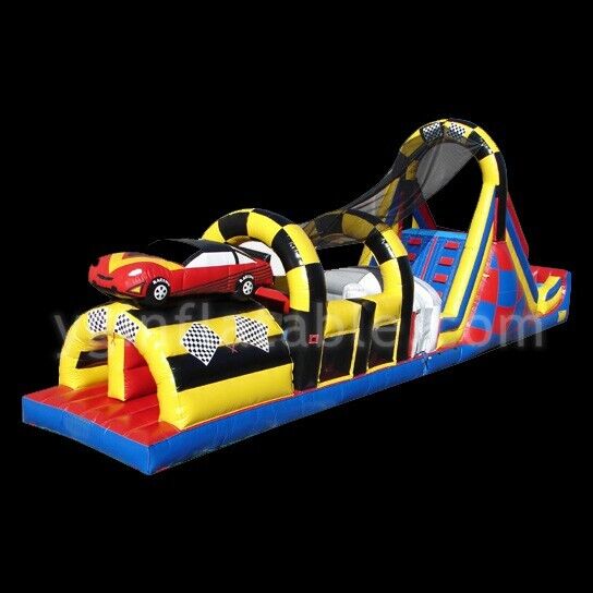 GE069crazy car race inflatable obstacle crazy car race inflatable obstacleGE069
